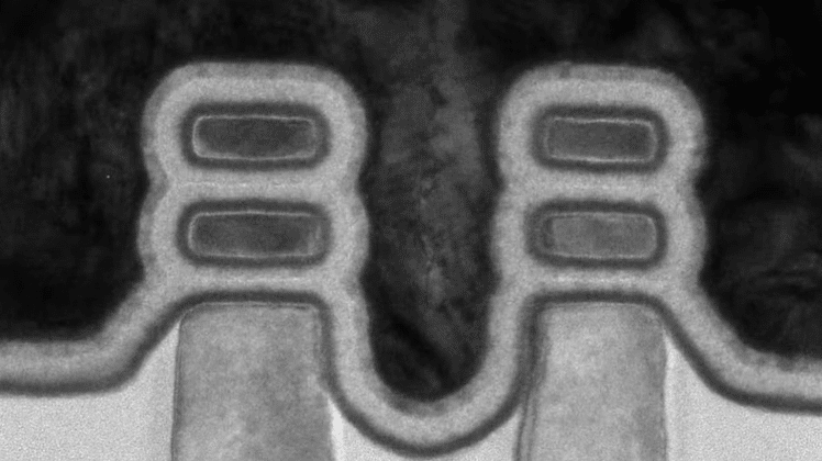 圖1　GAA奈米片的穿透式電子顯微鏡圖